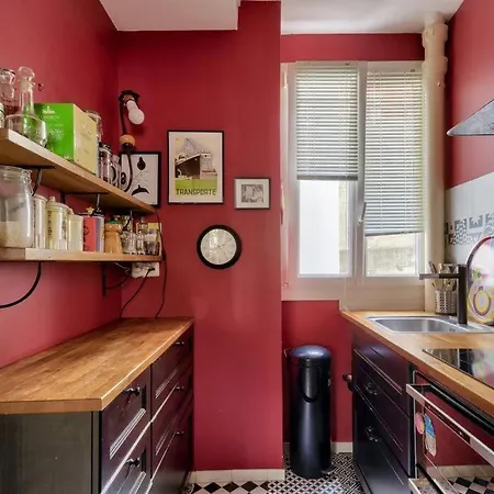 Calme A Buttes-chaumont アパート *